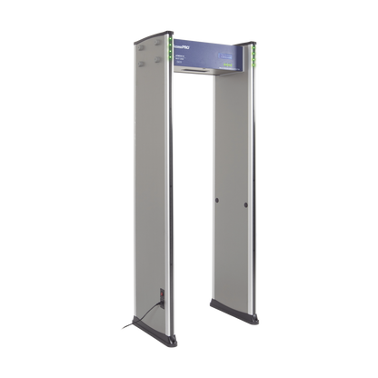 Detector de Metales de 18 zonas/ Uso en Interior/Programación con Control Remoto / Contador de Personas