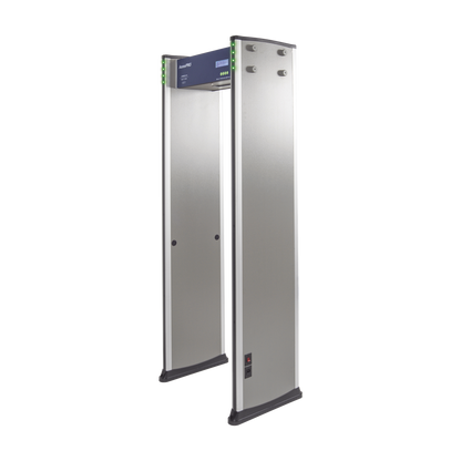 Detector de Metales de 18 zonas/ Uso en Interior/Programación con Control Remoto / Contador de Personas