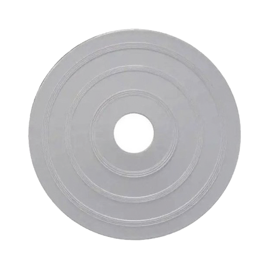 Placa Adaptadora Decorativa / Fabricada en Plástico Blanco / para Montar Sensores de Calor Serie 302 en una caja eléctrica de 4” x 4”