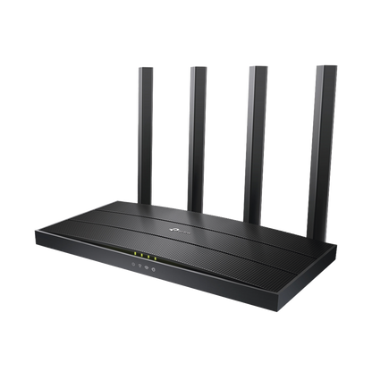 Router WiFi 6 AX 1500Mbps / MU-MIMO 2X2 y OFDMA / 1 Puerto WAN 10/100/1000 Mbps / 3 Puertos LAN 10/100/1000 Mbps / 4 Antenas / Conexión Inalámbrica OneMesh