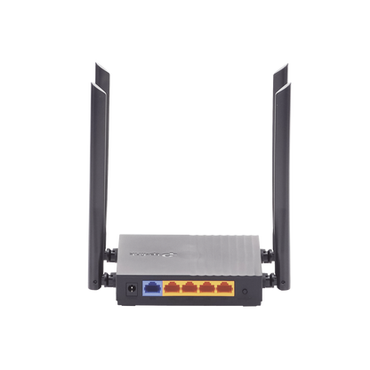 Router Inalámbrico AC 1200 / Doble Banda MU-MIMO / 1 puerto WAN 10/100/1000 Mbps / 4 puertos LAN 10/100/1000 Mbps / Compatible con EasyMesh / Administración Web o App Tether