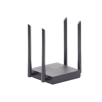 Router Inalámbrico AC 1200 / Doble Banda MU-MIMO / 1 puerto WAN 10/100/1000 Mbps / 4 puertos LAN 10/100/1000 Mbps / Compatible con EasyMesh / Administración Web o App Tether