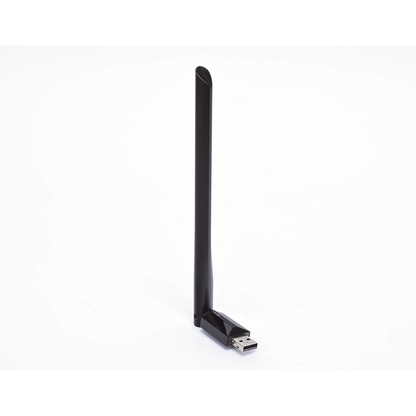 Adaptador  USB inalámbrico doble banda AC 600 Mbps, antena de alta ganancia.