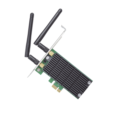 Adaptador  PCI inalámbrico doble banda AC 1200 Mbps / Antena de alta ganancia / Tecnología MU-MUMO 2X2 / Soporte de perfil bajo y Altura completa