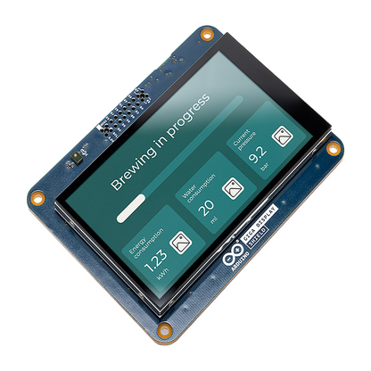 Shield Display Táctil Arduino GIGA / Pantalla TFT 3.97" 480x800 / Touch Capacitivo 5 Puntos / IMU 6 Ejes BMI270 / Micrófono Digital MEMS / LED RGB / Compatible GIGA R1 WiFi
