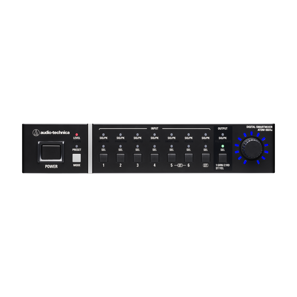 MEZCLADOR DIGITAL AUTOMÁTICO SMARTMIXER DE 6 CANALES CON CANCELACIÓN DE ECO.