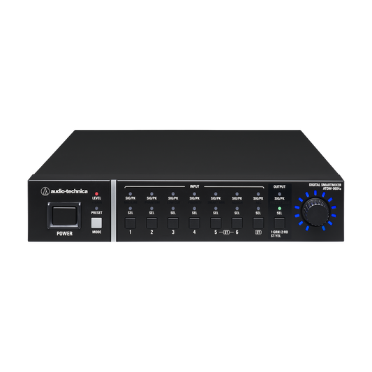 MEZCLADOR DIGITAL AUTOMÁTICO SMARTMIXER DE 6 CANALES CON CANCELACIÓN DE ECO.