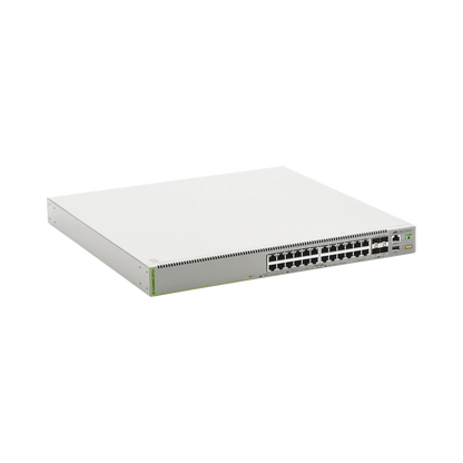 Switch L3, Stack, 20 puertos 1G POE+, 4 MultiGigabit POE+, 4 puertos SFP+, PSU FIJA