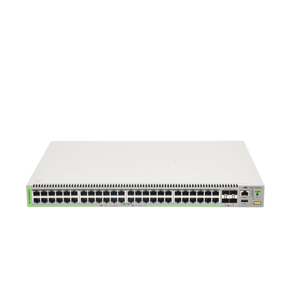 Switch Administrable CentreCOM GS980M, Capa 3 de 48 puertos 10/100/1000Mbps + 4 SFP Gigabit