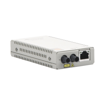 Convertidor de medios Fast Ethernet a fibra óptica, conector ST, multimodo (MMF), distancia hasta 2 km