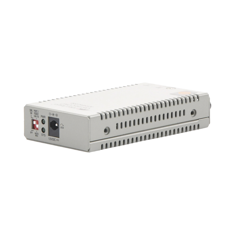 Convertidor de medios Fast Ethernet a fibra óptica, conector ST, multimodo (MMF), distancia hasta 2 km