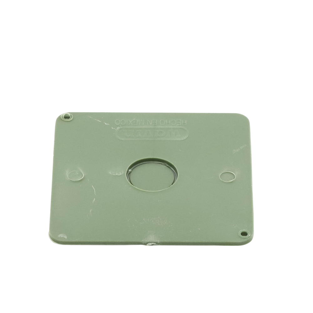 Tapa  para Caja Cuadrada de 1/2" para instalaciones con tubería PVC Conduit pesado.