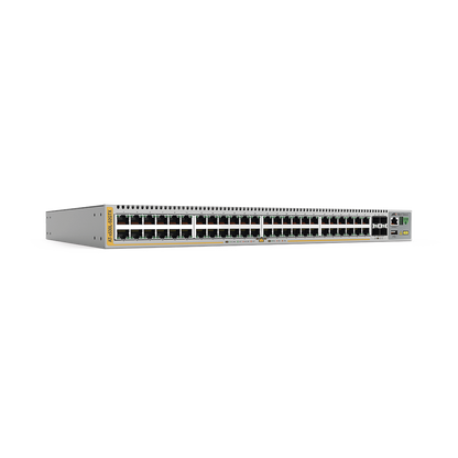 Switch inteligente de distribución o core, Stackeable, Capa 3, 24 x 1000 Mbps + 4 x SFP+ 10 G, Doble fuente de alimentación redundante