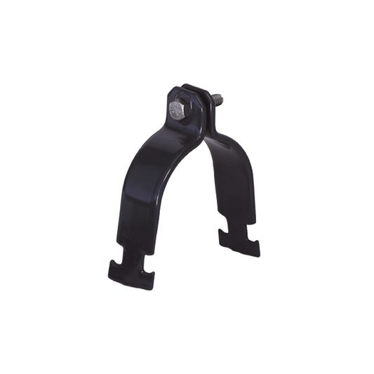 Abrazadera Unicanal con Recubrimiento de PVC de 4" (101 mm).