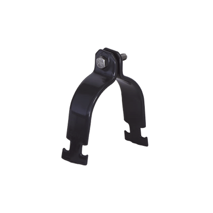 Abrazadera Unicanal con Recubrimiento de PVC de 1 1/4" (32 mm).