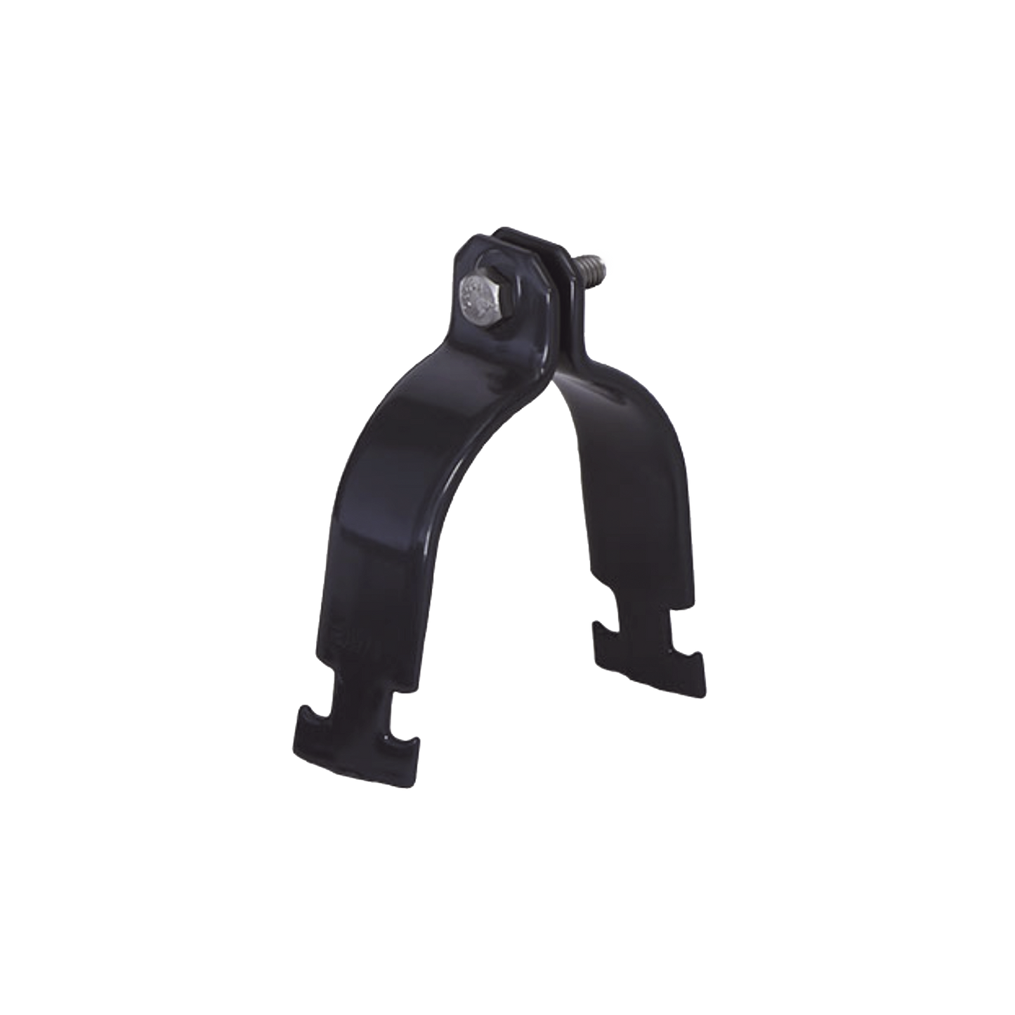 Abrazadera Unicanal con Recubrimiento de PVC de 2" (50.8 mm).