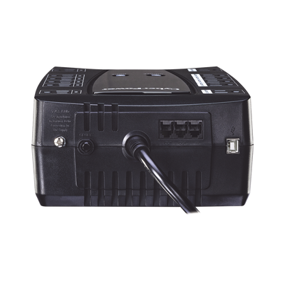 UPS de 750 VA/450 W, Topología Línea Interactiva, Entrada 120 Vca NEMA 5-15P, Tipo Gabinete Compacto, Con 12 Tomas NEMA 5-15R