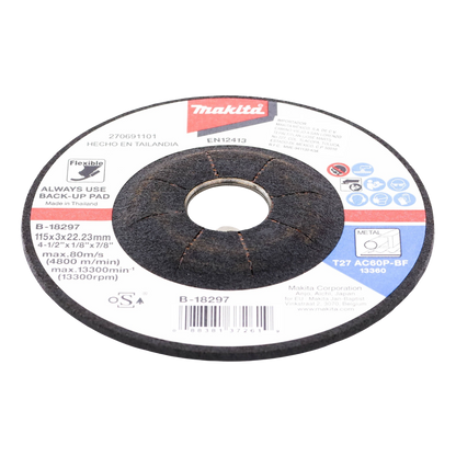 Disco de desbaste de 4 1/2"