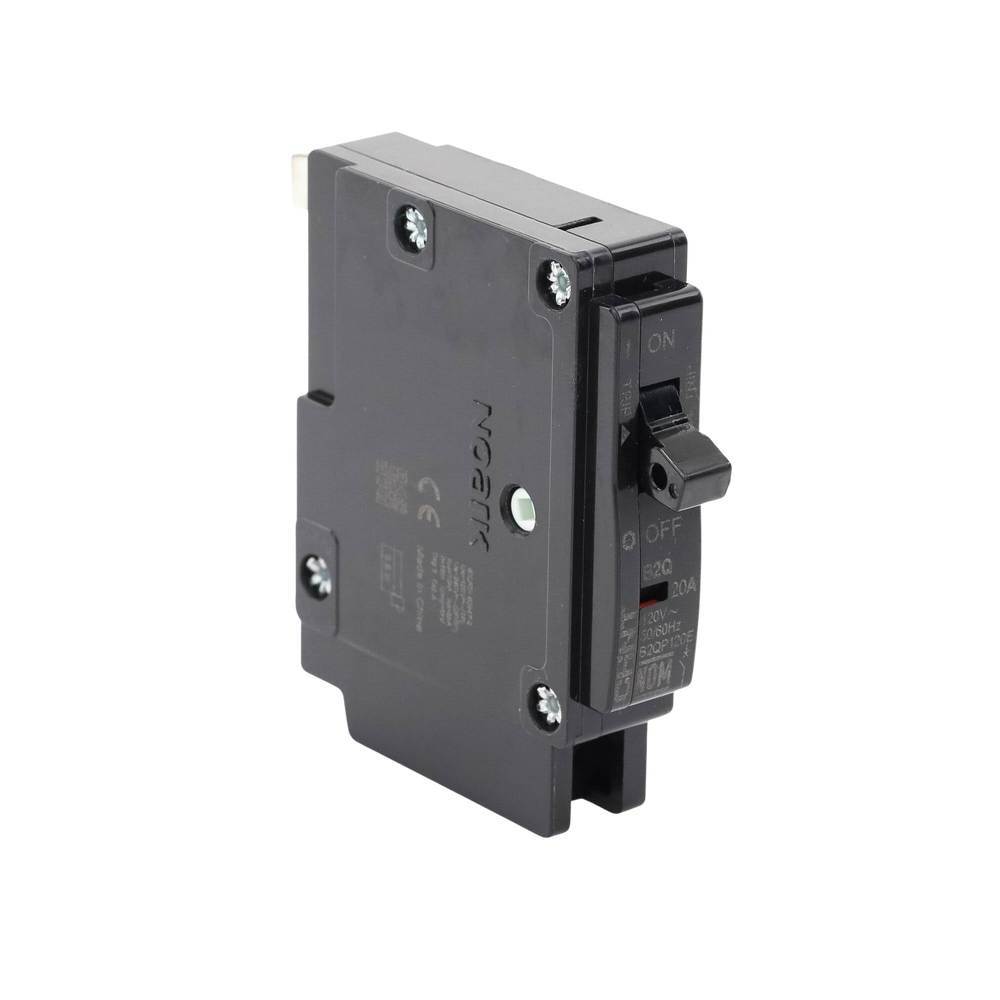 Interruptor Termomagnético Enchufable, Serie: B2Q, 1P, 20A, 120/240V (SKU:1002263)