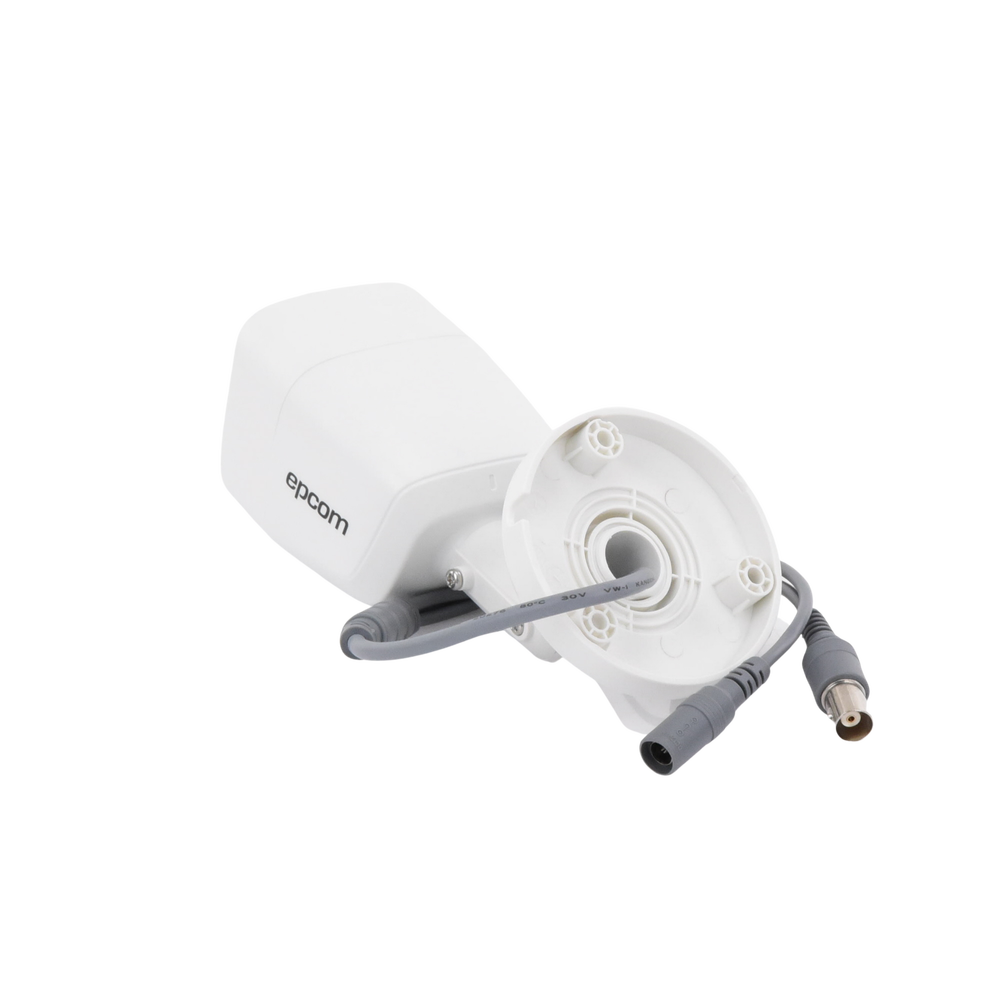 AUDIO POR COAXITRON / Bala TURBOHD 2 Megapixel (1080p) / Gran Angular 106° / Lente 2.8 mm / 25 mts IR EXIR / Exterior IP66 / 4 Tecnologías / dWDR
