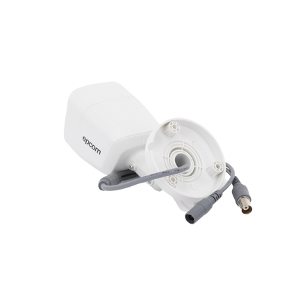AUDIO POR COAXITRON / Bala TURBOHD 2 Megapixel (1080p) / Gran Angular 106° / Lente 2.8 mm / 25 mts IR EXIR / Exterior IP66 / 4 Tecnologías / dWDR