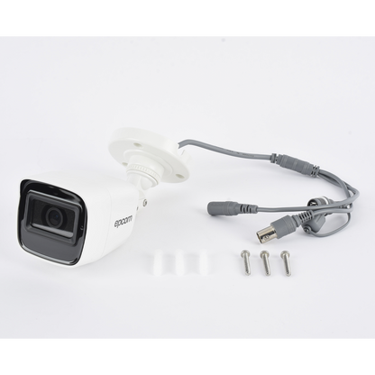 AUDIO POR COAXITRON / Bala TURBOHD 2 Megapixel (1080p) / Gran Angular 106° / Lente 2.8 mm / 25 mts IR EXIR / Exterior IP66 / 4 Tecnologías / dWDR