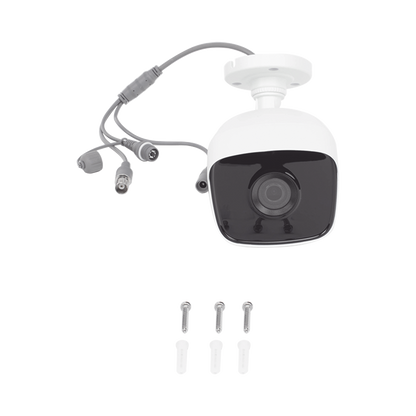 Bala TURBOHD 2 Megapíxeles (1080p) / METÁLICA / Gran Angular 103° / Lente 2.8 mm / IR EXIR 40 mts / Exterior IP66 / TVI-AHD-CVI-CVBS