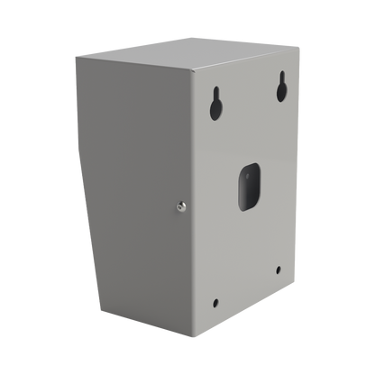 Cubierta Industrial para montaje de Porteros IP Fanvil y Grandstream, pintura electrostática color gris.