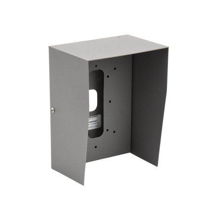 Cubierta Industrial para montaje de Porteros IP Fanvil y Grandstream, pintura electrostática color gris.