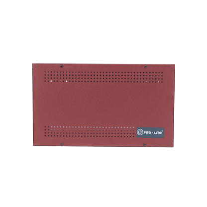 Gabinete para dos baterías de respaldo de 18 AH. Aplicaciones para sistemas de detección de incendio (FAS).