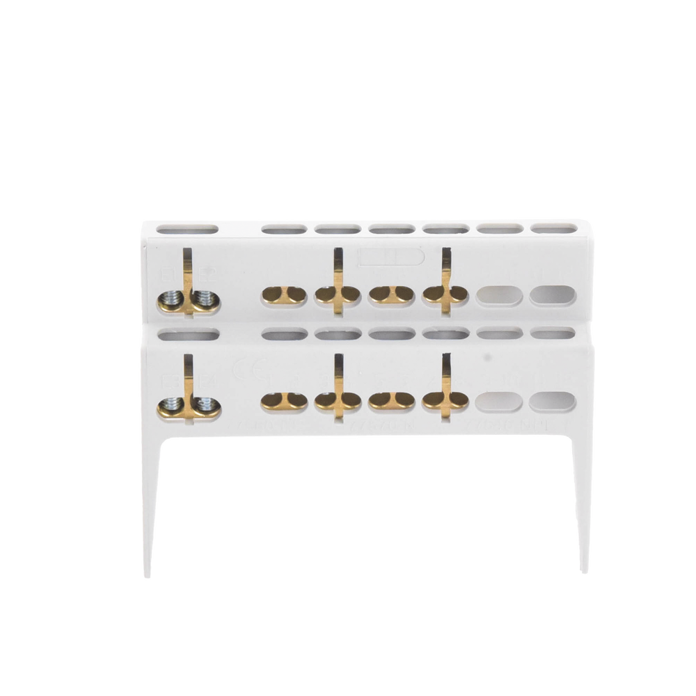 Soporte + Barra de Conexion (8 MOD) (8+2 ENTR.) IP40