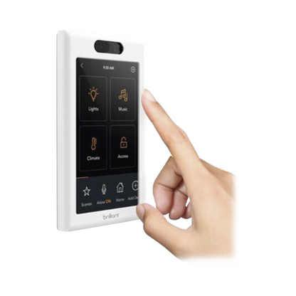 Control de iluminación touch desde su pantalla en pared