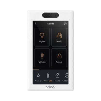 Control de iluminación touch desde su pantalla en pared