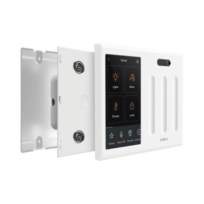 Control touch desde su pantalla en pared, compatible con 3 cargas para controlar iluminacion.