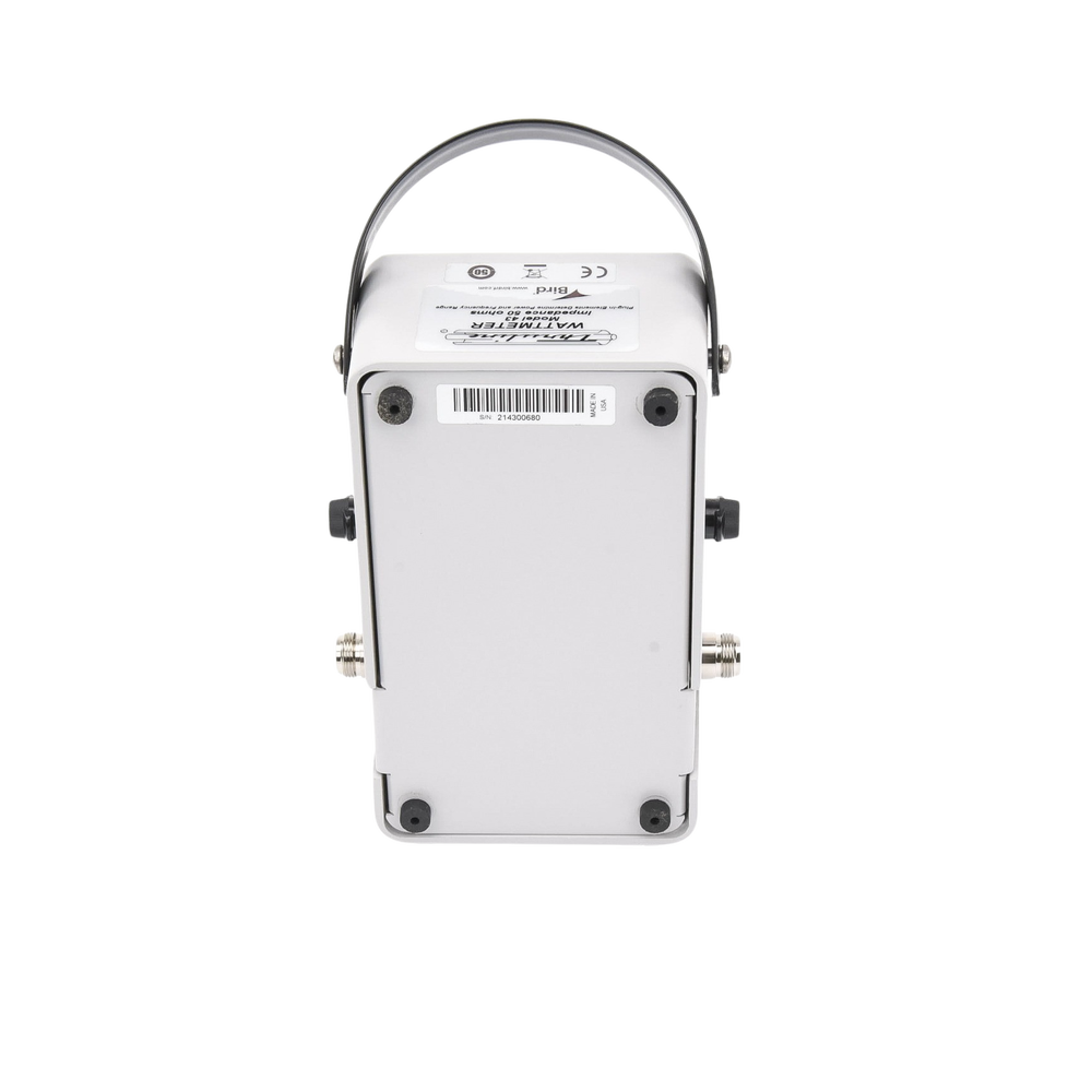 Wattmetro BIRD de Propósito General, Serie 43, 100 mW-10 kW y con Rangos de Frecuencias desde 450 kHz a 1260 MHz, según el elemento (No Incluido).