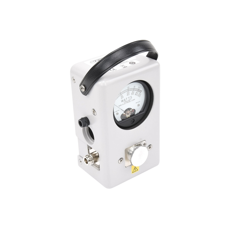 Wattmetro BIRD de Propósito General, Serie 43, 100 mW-10 kW y con Rangos de Frecuencias desde 450 kHz a 1260 MHz, según el elemento (No Incluido).