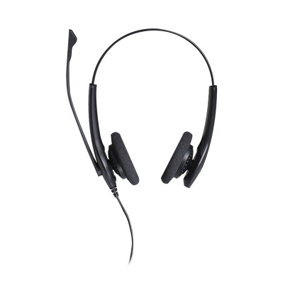 Jabra Biz 1500 Duo, auricular profesional con cancelación de ruido, ideal para contact center con conexión USB (1559-0159)
