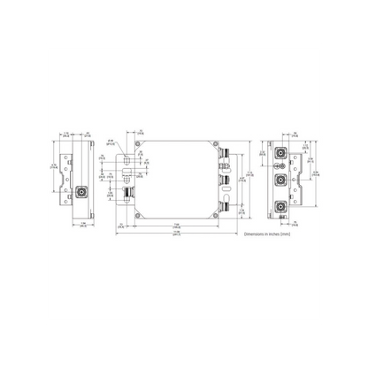 TRIPLEXOR 600+700/PCS/AWS 50W -161dBc 4.3-10 IP67 .