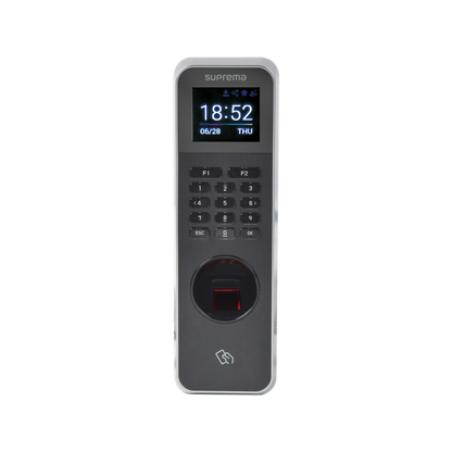Lector de Huella IP67 Con Teclado y Lector de Tarjetas RFIDNFC y  (125kHz EM, HID Prox &13.56Mhz MIFARE, MIFARE Plus, DESFire/EV1, FeliCa, iCLASS SE/SR),NFC y BLUETOOTH, Certificado FBI PIV