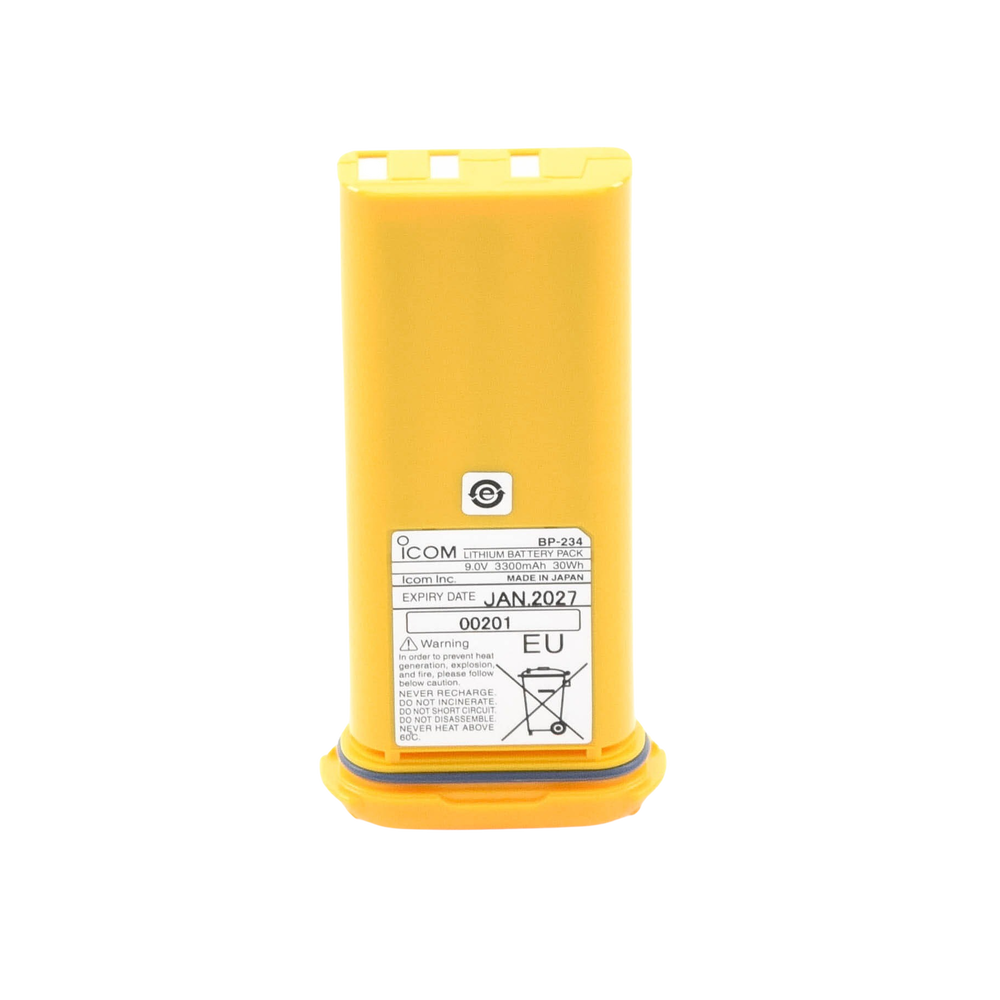 Batería de Litio (no recargable), 9V/3300 mAh. para radios IC-GM1600.