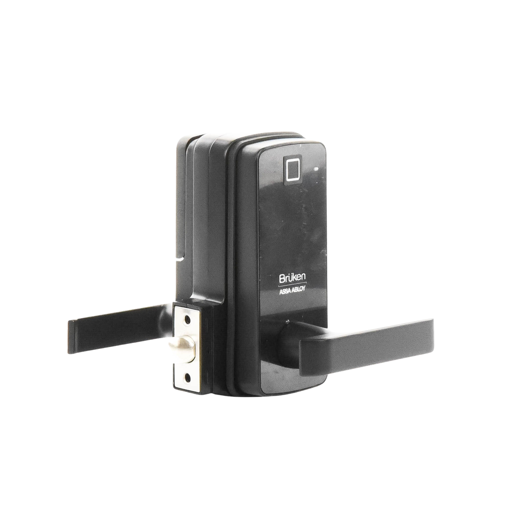 Cerrojo Electrónico con Manija y Lector de Huella/ Tarjeta para Puerta de Vidrio