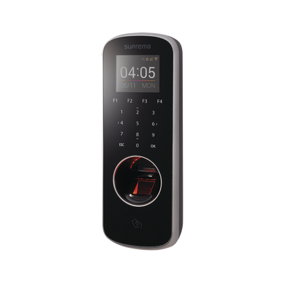 BioStation L2 Lector de Huella Delgado con Teclado Touch y  Lector 13.56 MHz MIFARE®/ NFC /DESFire/DESFire EV1/ Felica