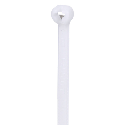 Cincho de Nylon 6.6 Dome-Top® Con Lengüeta de Bloqueo de Acero Inoxidable, 305 mm largo x 4.7mm ancho, Color Natural, Paquete de 100pz