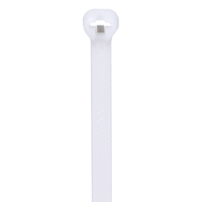 Cincho de Nylon 6.6 Dome-Top® Con Lengüeta de Bloqueo de Acero Inoxidable, 305 mm largo x 4.7mm ancho, Color Natural, Paquete de 100pz
