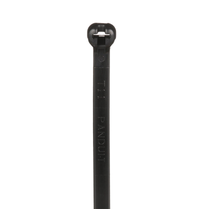 Cincho de Nylon 6.6 Dome-Top®, Con Lengüeta de Bloqueo de Acero Inoxidable, 305 mm largo x 4.7mm ancho, Color Negro, Exterior Resistente a Rayos UV, Paquete de 1000pz
