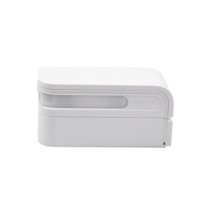 Sensor de Movimiento / 24 Metros de Detección / 100% Exterior / Serie Shield de Optex / Diseño Estético y Formal / Inalambrico (Alimentacion) /