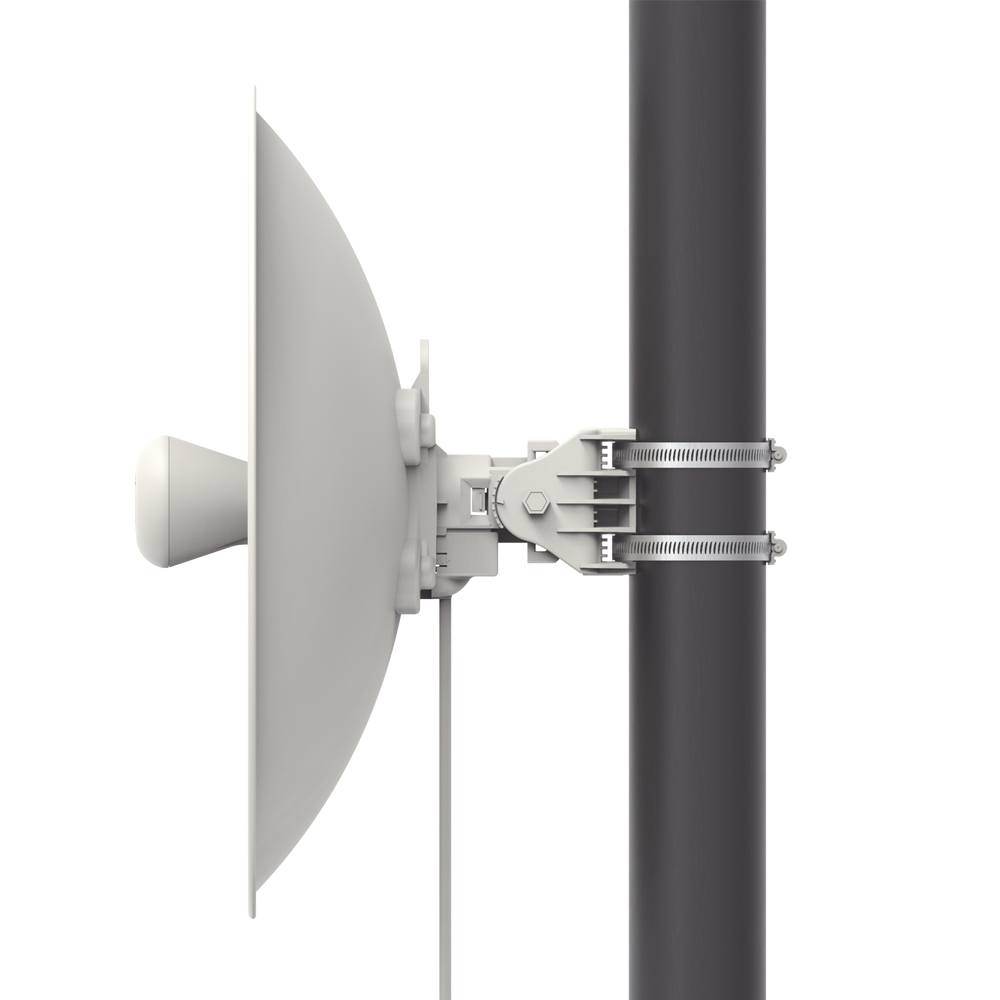 ePMP Force 200L para zonas con alta interferencia, hasta 200 Mbps, 4910 - 5970 MHz, 802.11n, Antena de 25 dBi, latencia baja