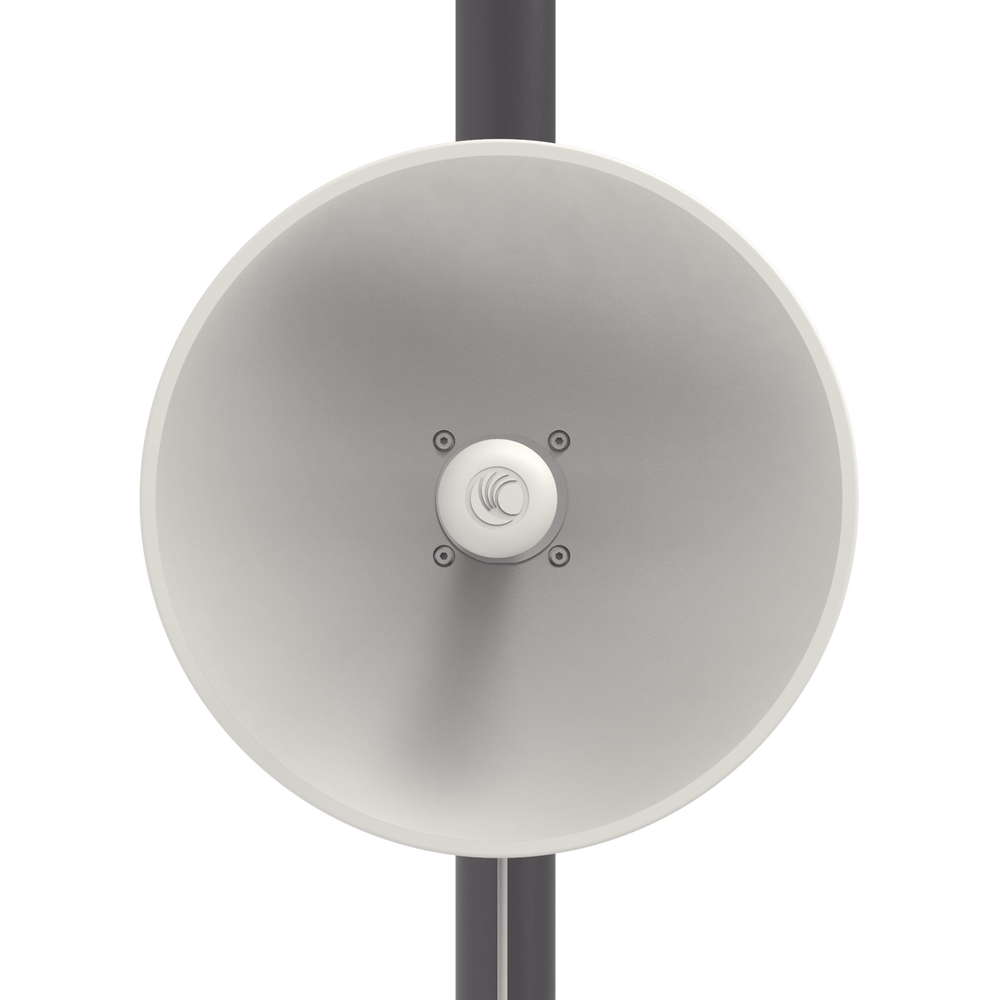 ePMP Force 200L para zonas con alta interferencia, hasta 200 Mbps, 4910 - 5970 MHz, 802.11n, Antena de 25 dBi, latencia baja