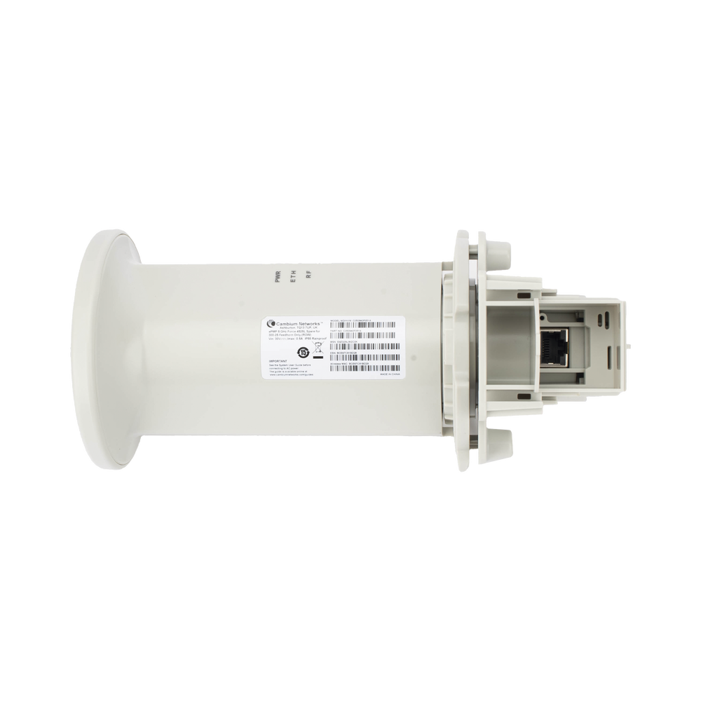 Feedhorn de Alta Capacidad / Latencias Menores a 5 ms / Interoperabilidad con ePMP 4500 / Compatibilidad con platos FORCE300 y FORCE300-25L / Gestión con cnMaestro / Seguridad Avanzada