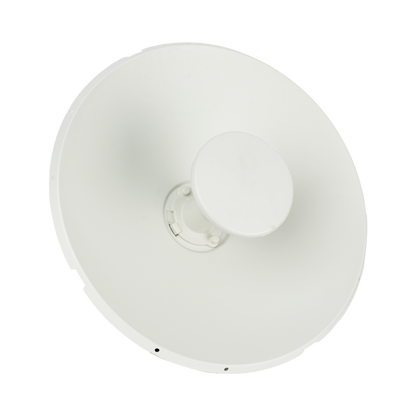 Antena direccional tipo plato de 25 dBi / Rango de frecuencia de 5.150 a 7.125 GHz / MIMO 2X2 / Para climas Hostiles IP67
